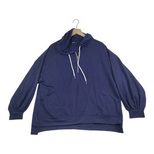 Shein Curve sweat Hoodie Women's with zip in front Blue XXL